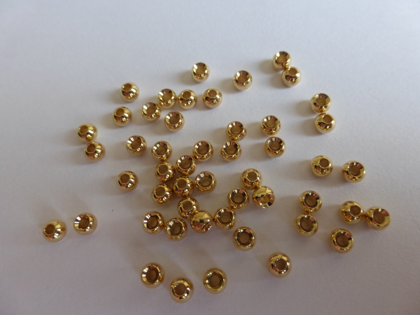 Tungsten Gold Bead 3,3 mm